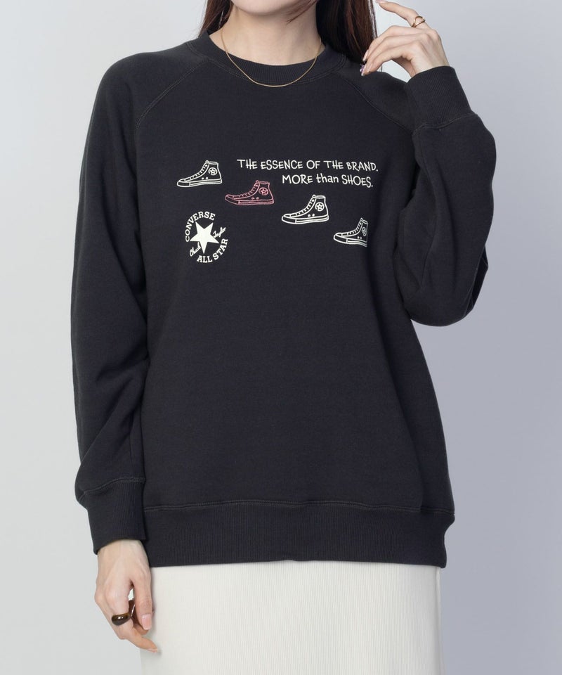 CONVERSE 身頃裏シャギートレーナー レディース商品画像-13