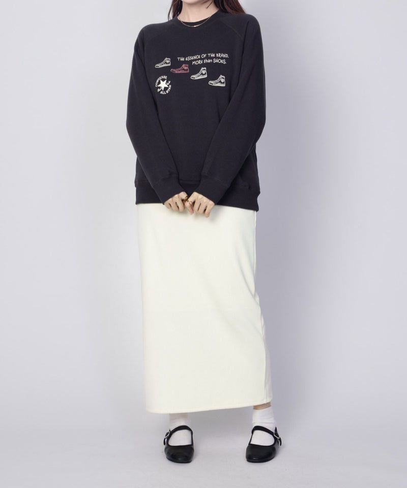 CONVERSE 身頃裏シャギートレーナー レディース商品画像-16