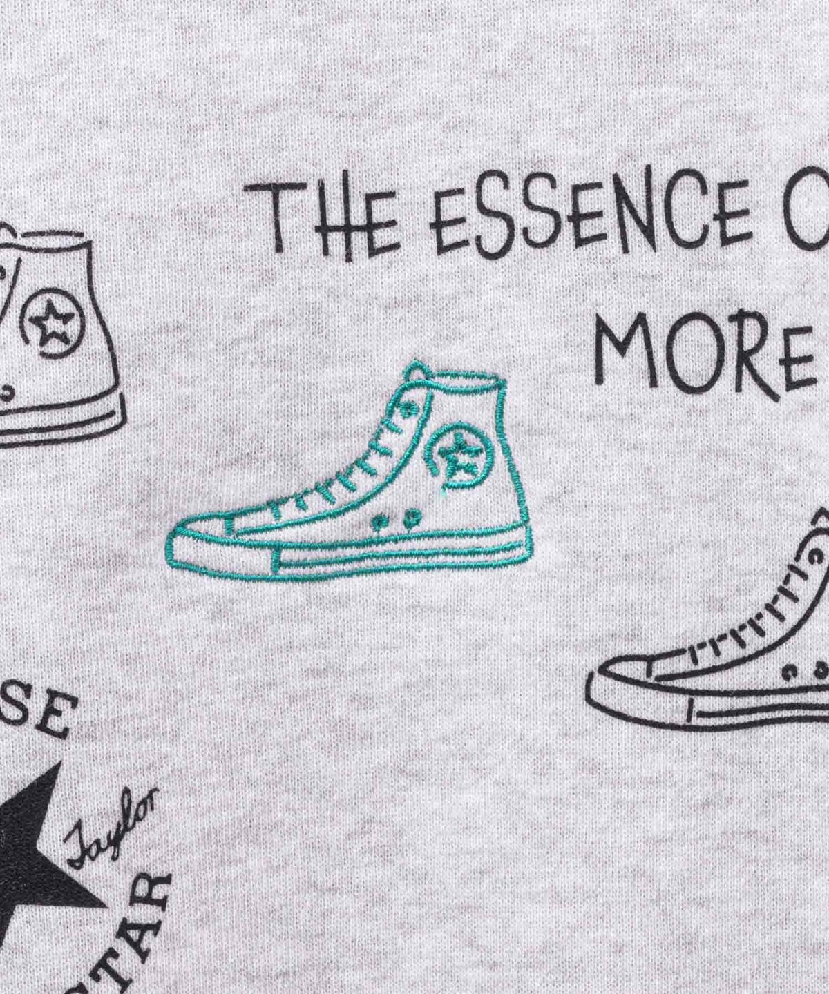 CONVERSE 身頃裏シャギートレーナー レディース