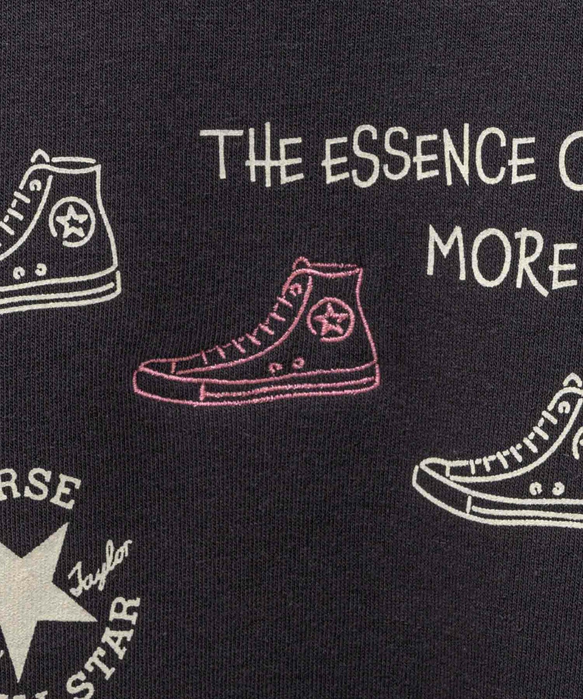 CONVERSE 身頃裏シャギートレーナー レディース