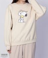 PEANUTS SNOOPY サガラ刺繍ルーズトレーナー レディース商品サムネイル-4