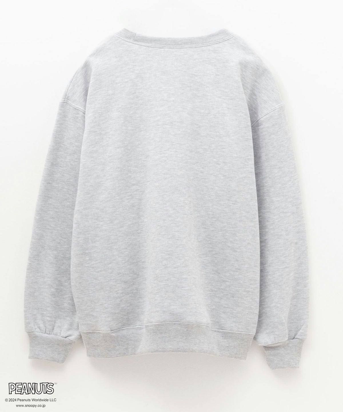 PEANUTS SNOOPY サガラ刺繍ルーズトレーナー レディース