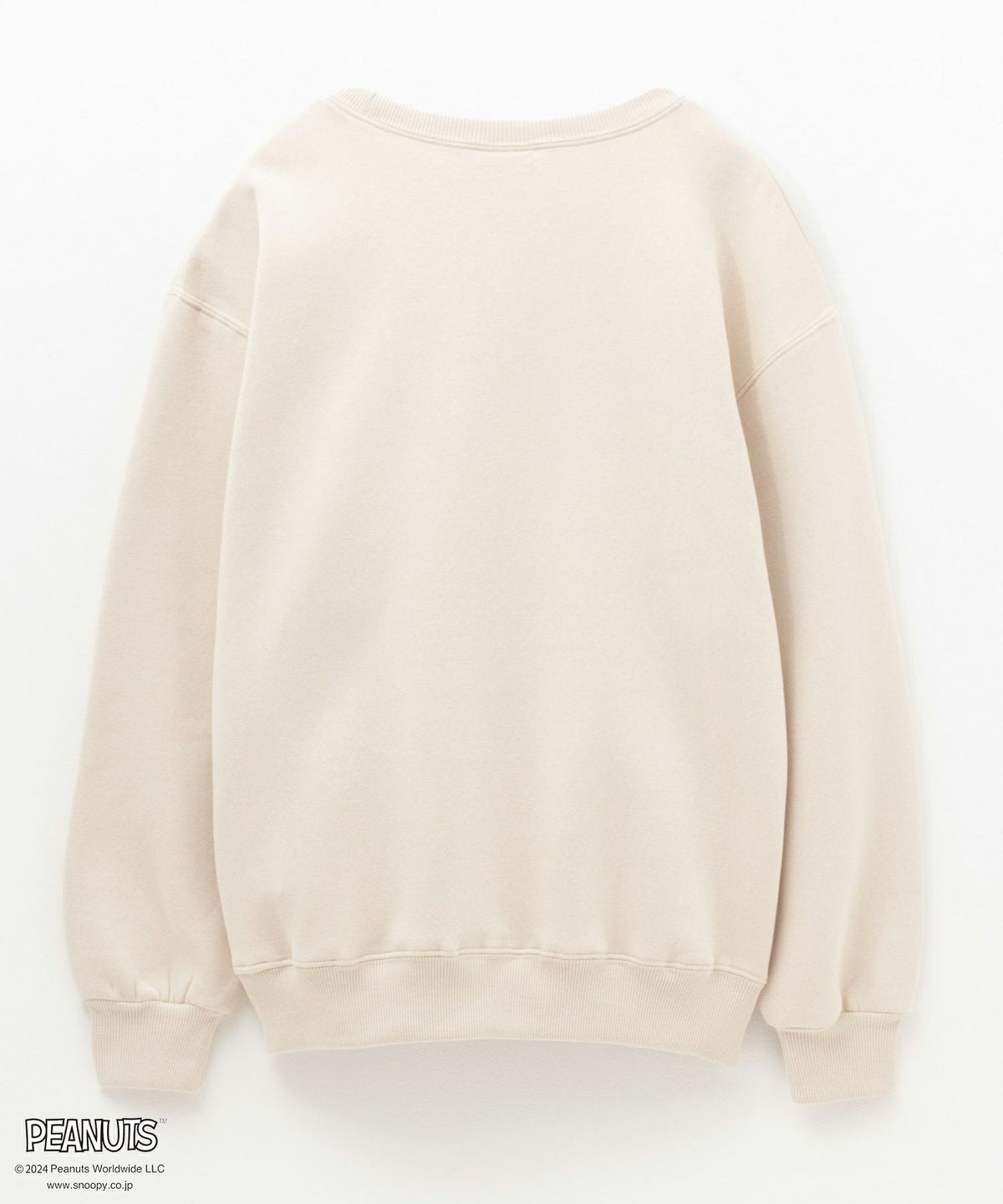 PEANUTS SNOOPY サガラ刺繍ルーズトレーナー レディース