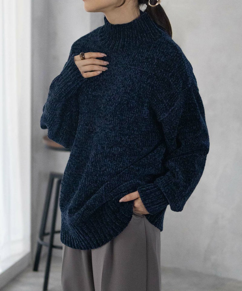 HusHusH モールハイネックプルオーバー レディース商品画像-1