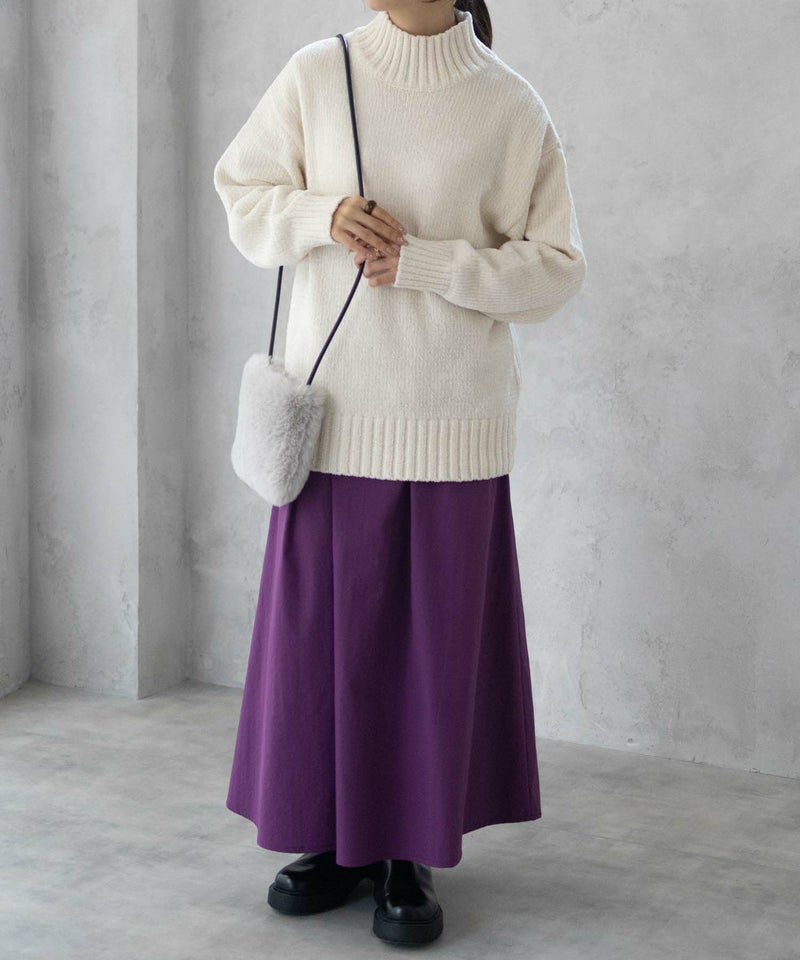 HusHusH モールハイネックプルオーバー レディース商品画像-13