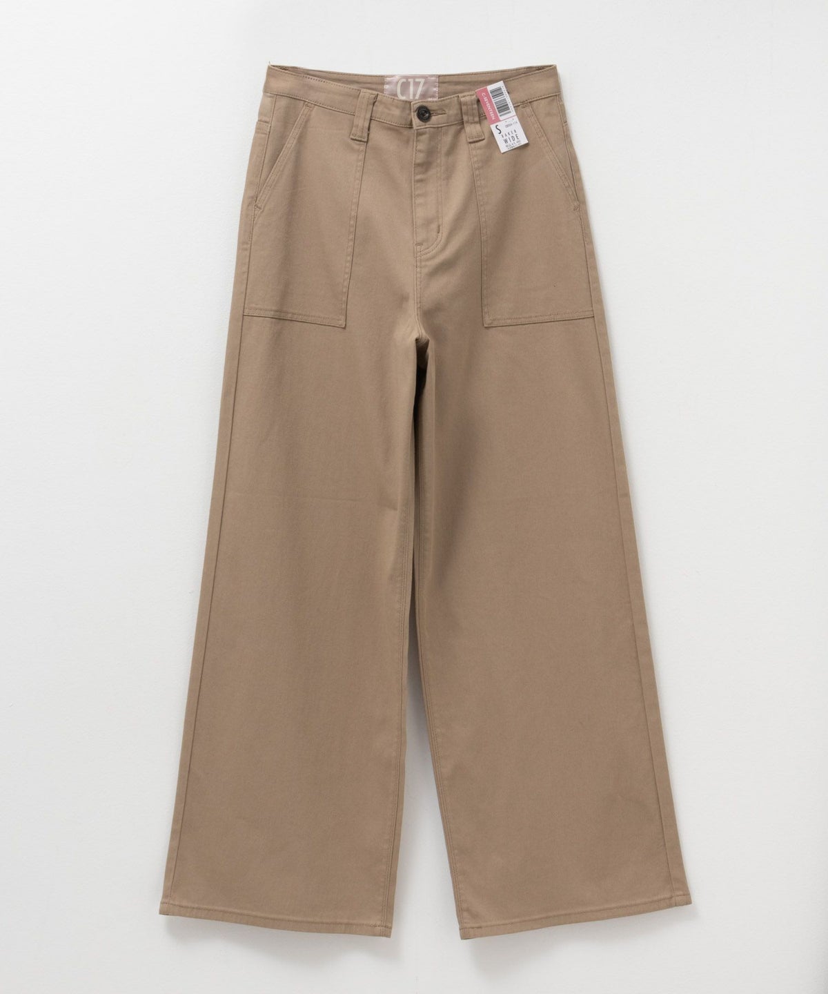 C17 ベイカーワイドパンツ レディース