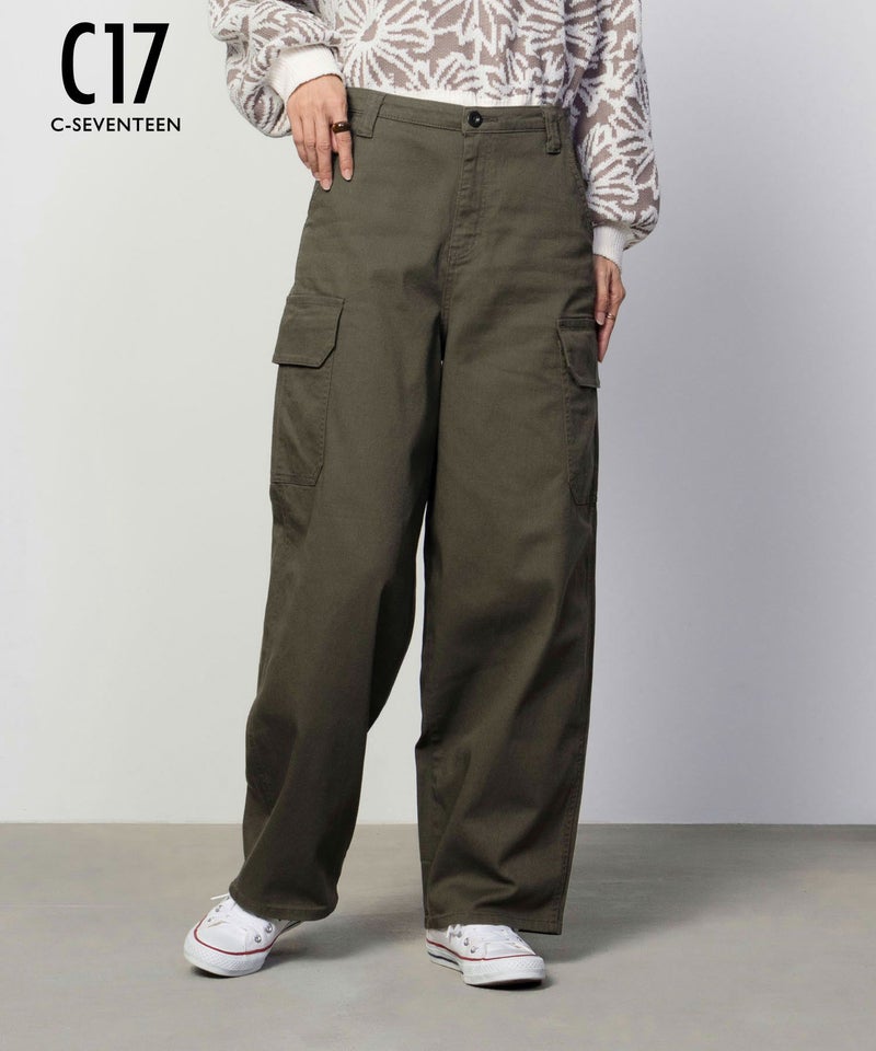 C17  バルーンカーゴパンツ レディース商品画像-1