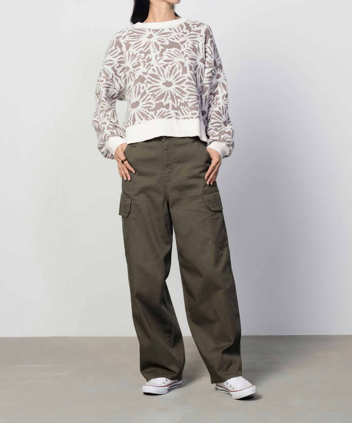 C17 バルーンカーゴパンツ レディース