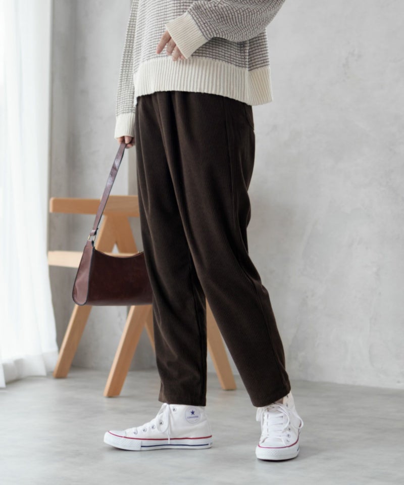 nAvy コーデュロイテーパードパンツ レディース商品画像-1