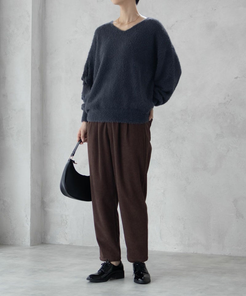 nAvy  コーデュロイテーパードパンツ レディース商品画像-3