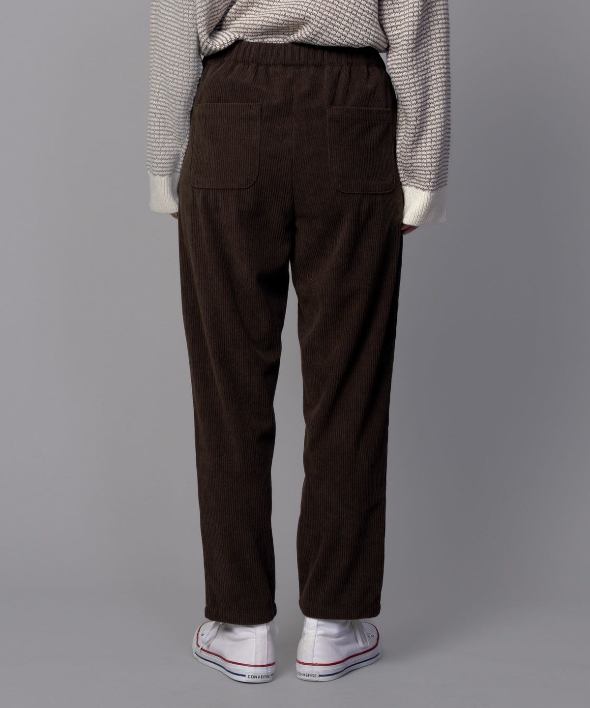 nAvy コーデュロイテーパードパンツ レディース