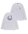 T-GRAPHICS 和柄プリント長袖Tシャツ メンズ