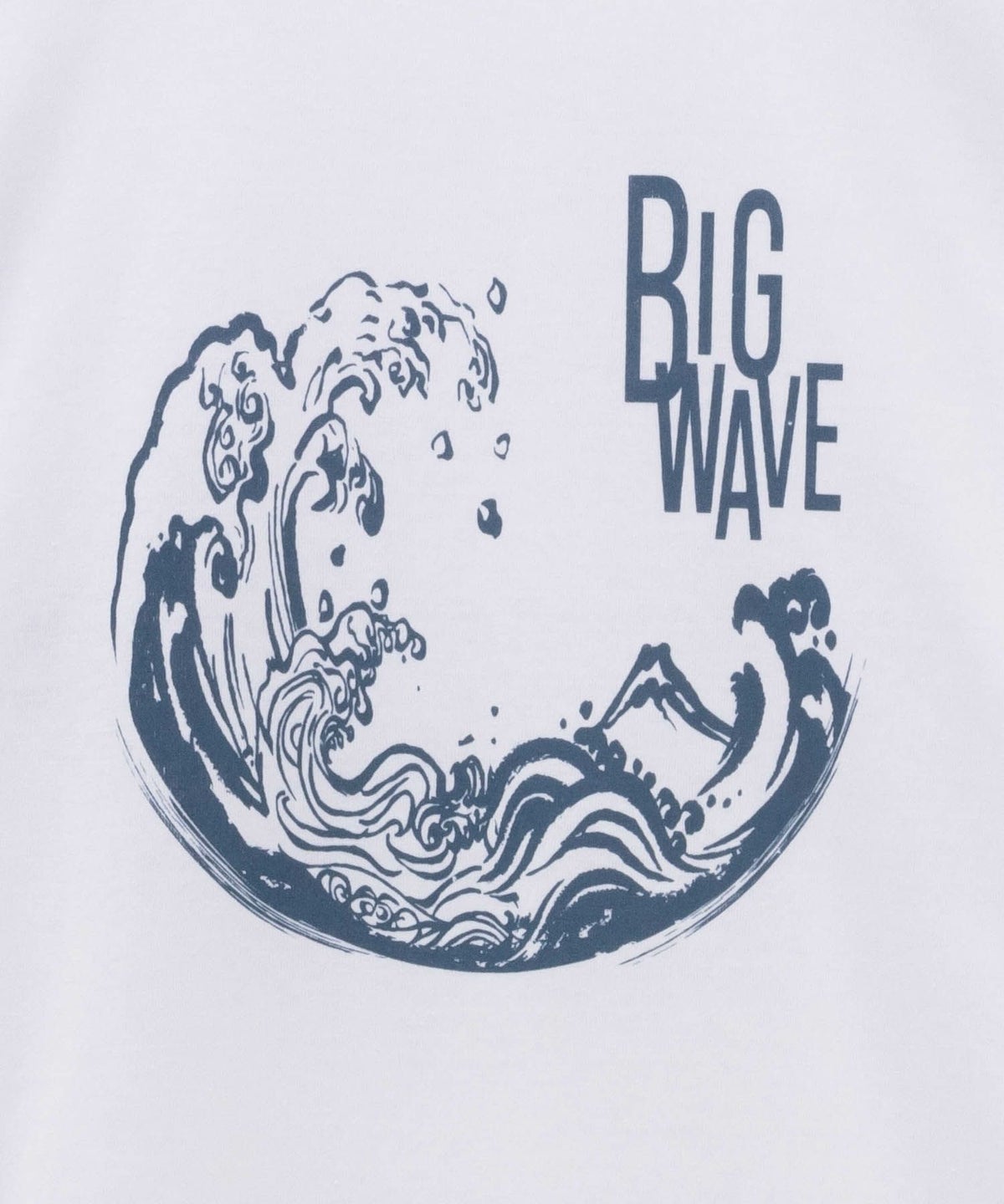 T-GRAPHICS 和柄プリント長袖Tシャツ メンズ