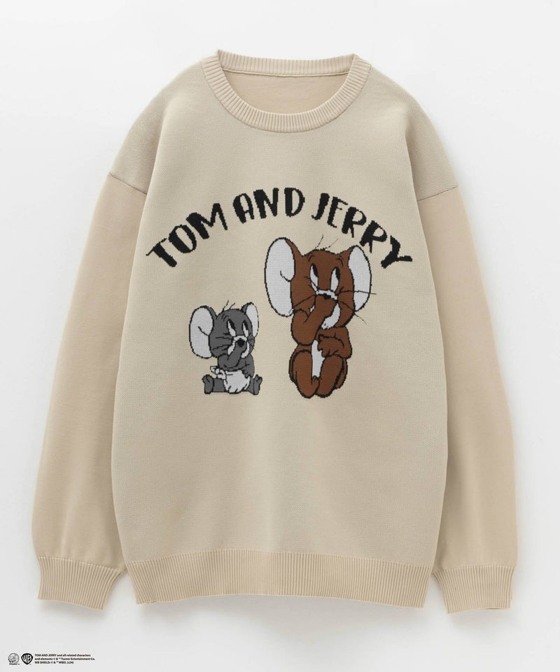 Tom and Jerry 前身ジャガードニット メンズ商品画像-3