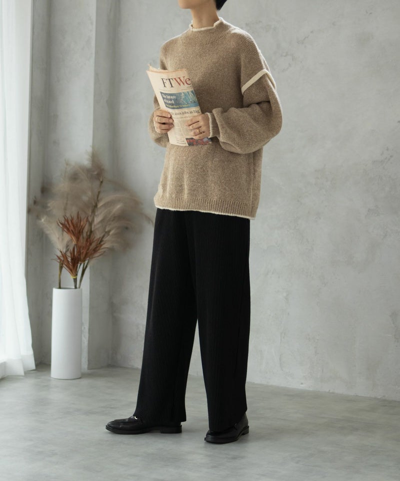 Howdy Marie プリーツワイドパンツ レディース商品画像-3