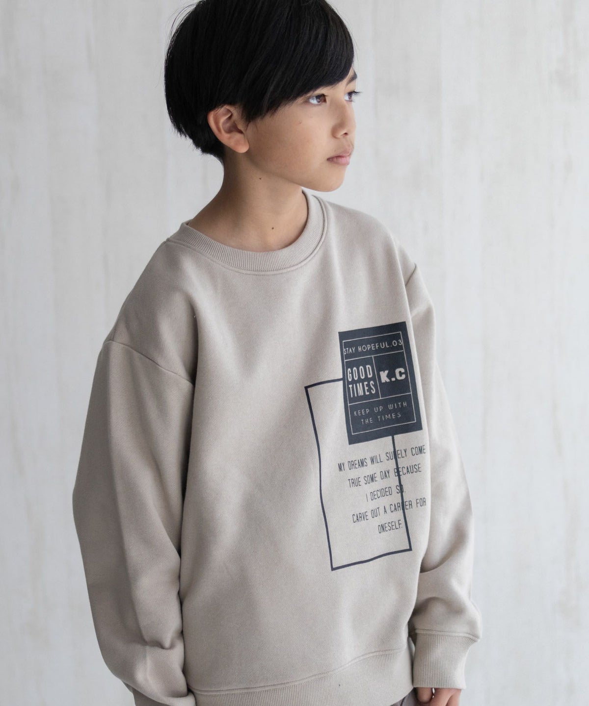 T-GRAPHICS プリントトレーナー キッズ