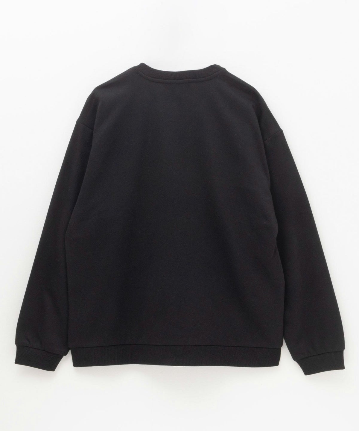 NAVY 裏毛ニット切替クルーネックプルオーバー メンズ