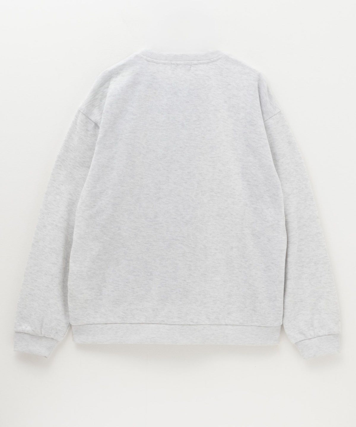 NAVY 裏毛ニット切替クルーネックプルオーバー メンズ