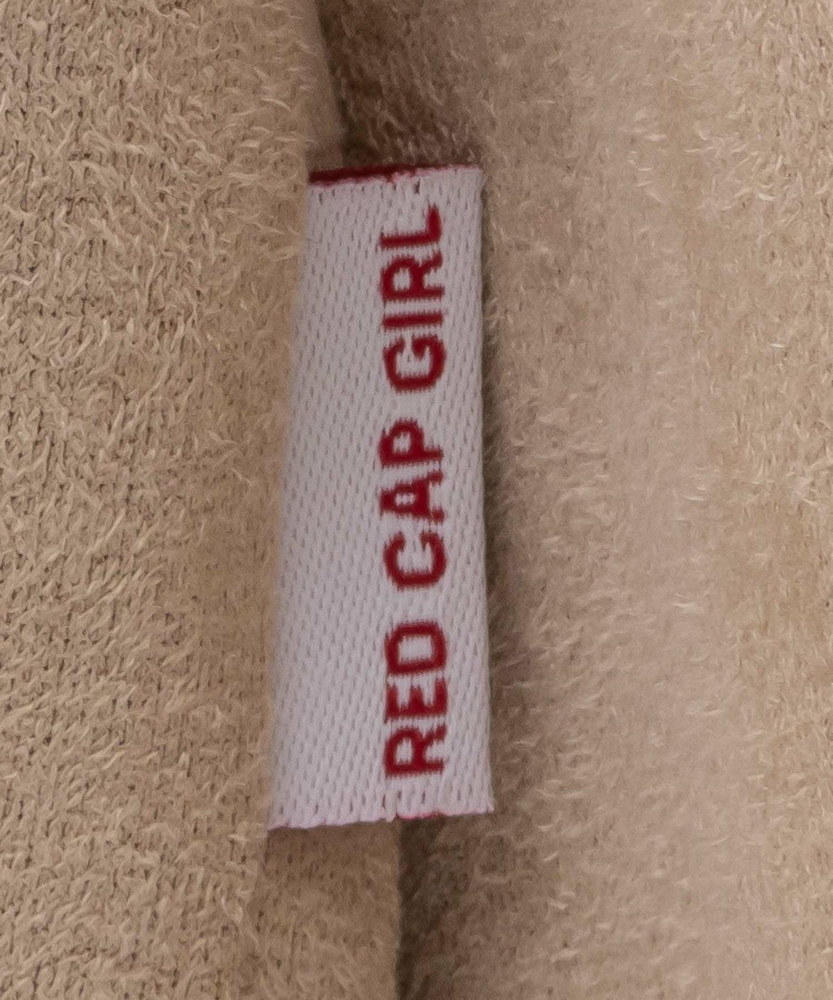 RED CAP GIRL カットスエード胸刺繍クルーネックスウェット メンズ