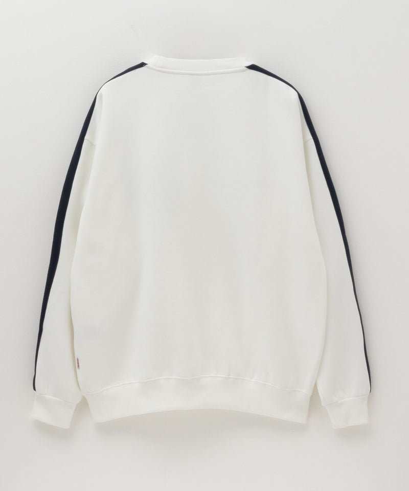 RED CAP GIRL 裏起毛袖ライン胸刺繍クルーネックスウェット メンズ商品画像-7