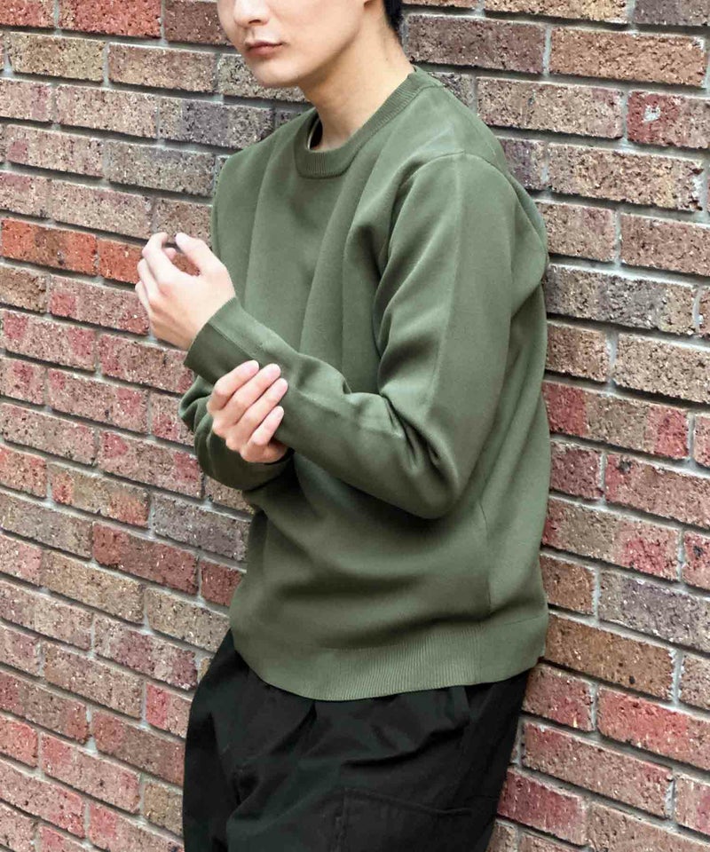 NAVY 軽快ニット 12Gクルーネック メンズ商品画像-20