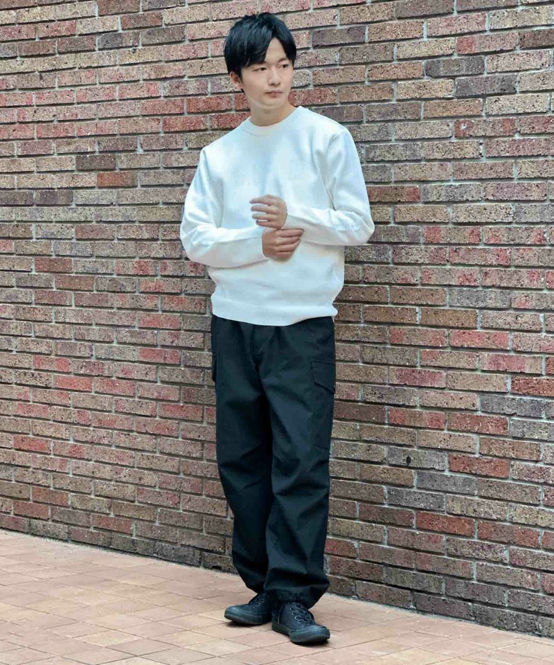 NAVY 軽快ニット 12Gクルーネック メンズ商品画像-24