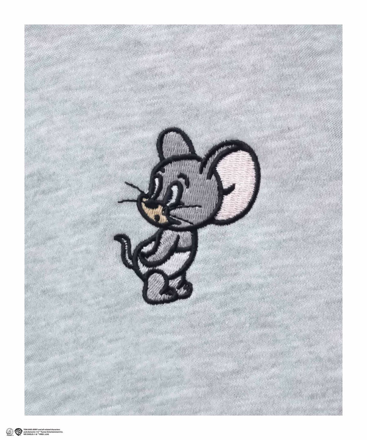Tom and Jerry 刺繍ルーズトレーナー レディース
