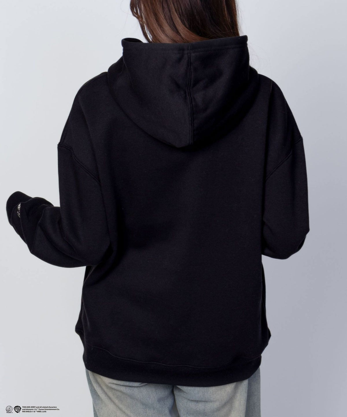 Tom and Jerry プリントルーズパーカー レディース