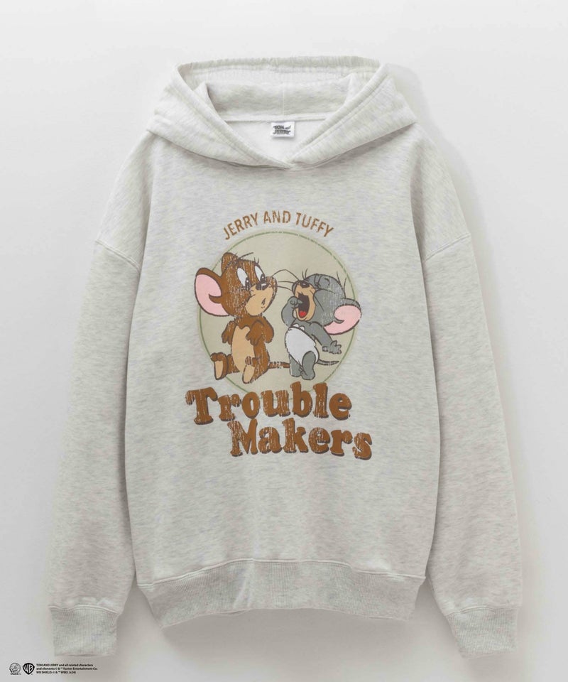 Tom and Jerry プリントルーズパーカー レディース商品画像-19