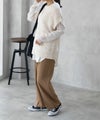 [期間限定knit]HusHusH  モールVネックニットベスト レディース商品サムネイル-3