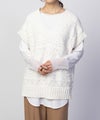 HusHusH モールVネックニットベスト レディース商品サムネイル-10