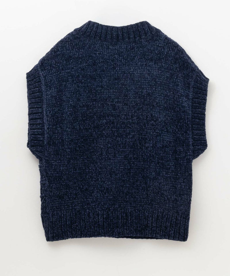 [期間限定knit]HusHusH  モールVネックニットベスト レディース商品画像-19