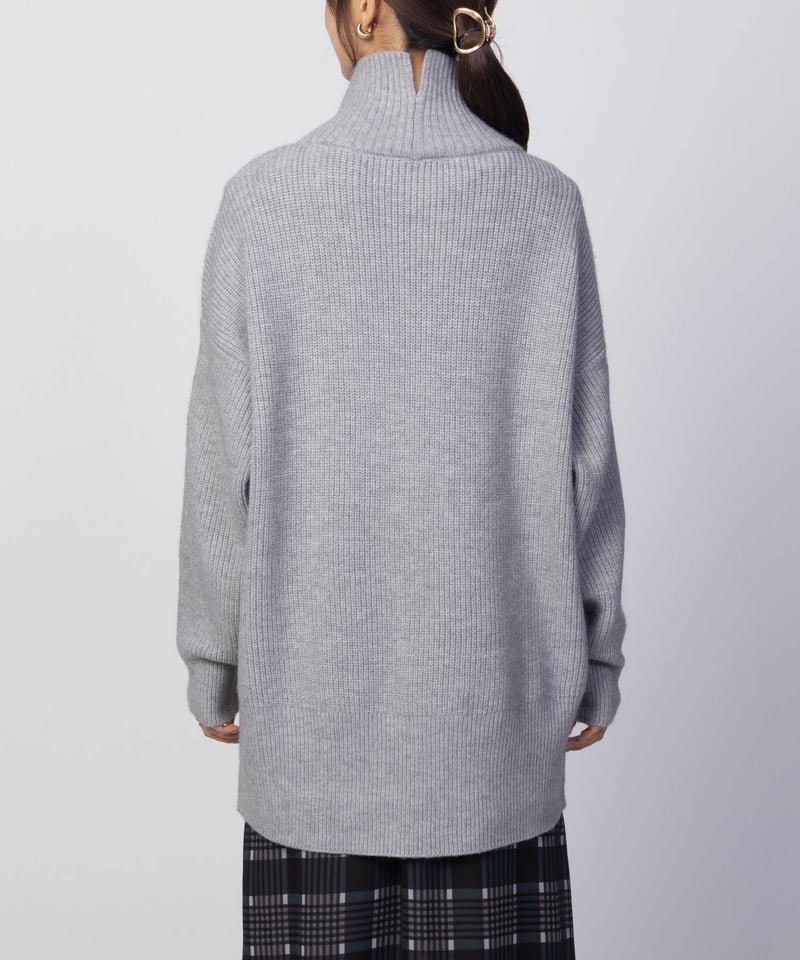 [期間限定knit]HusHusH  ハイネックプルオーバー レディース商品画像-14