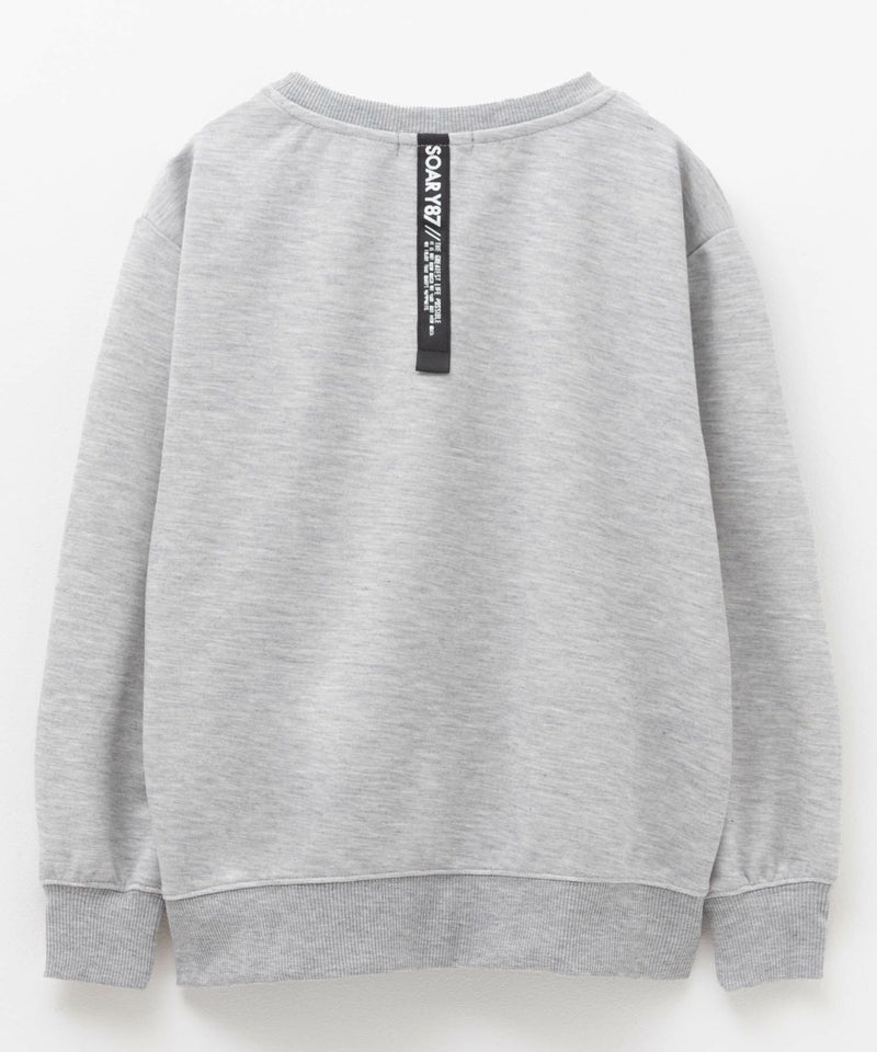 RICH MIX  ポンチ素材 ロゴプリントトレーナー キッズ商品画像-4