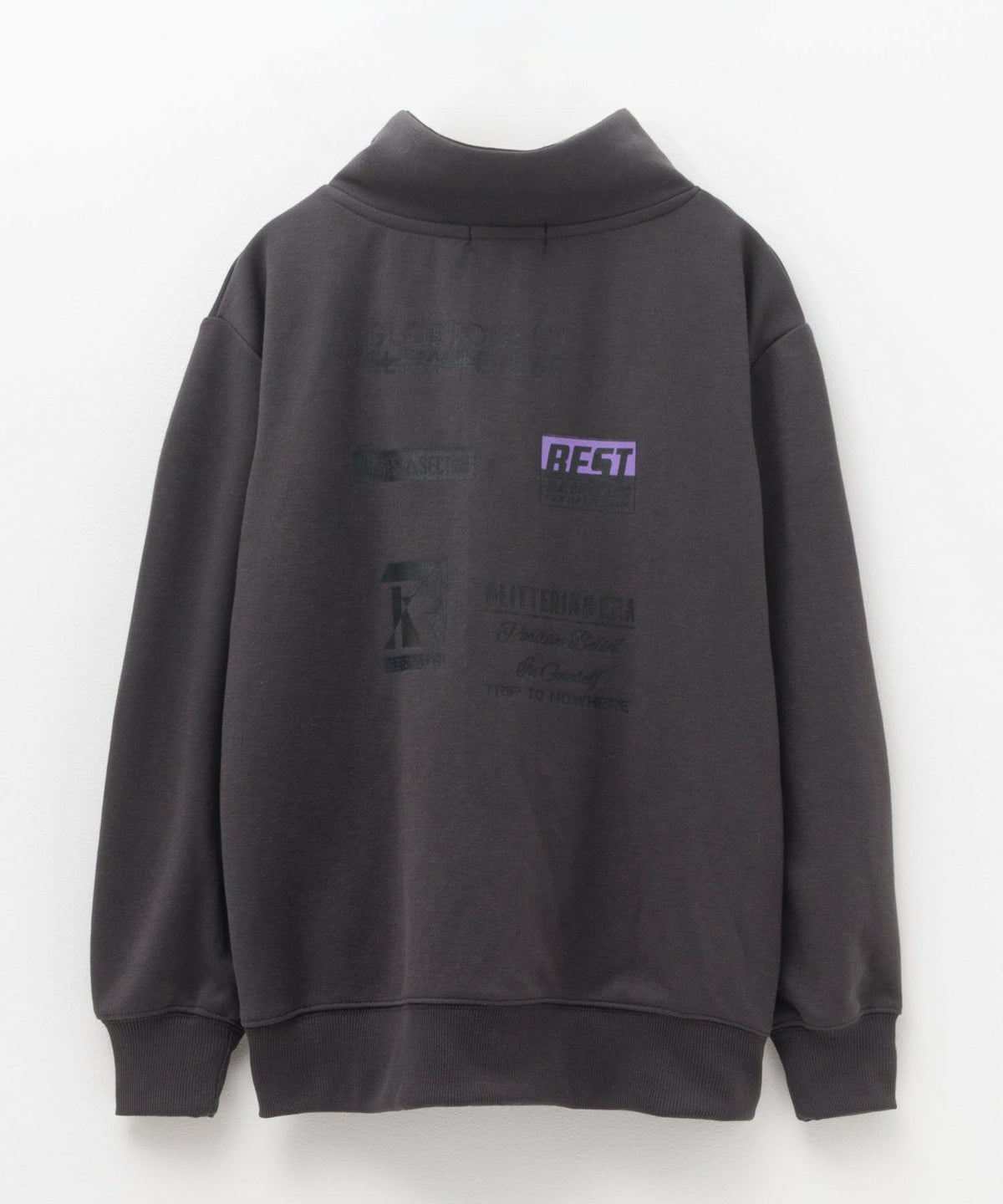 RICH MIX ポンチ素材 ハーフジップトレーナー キッズ