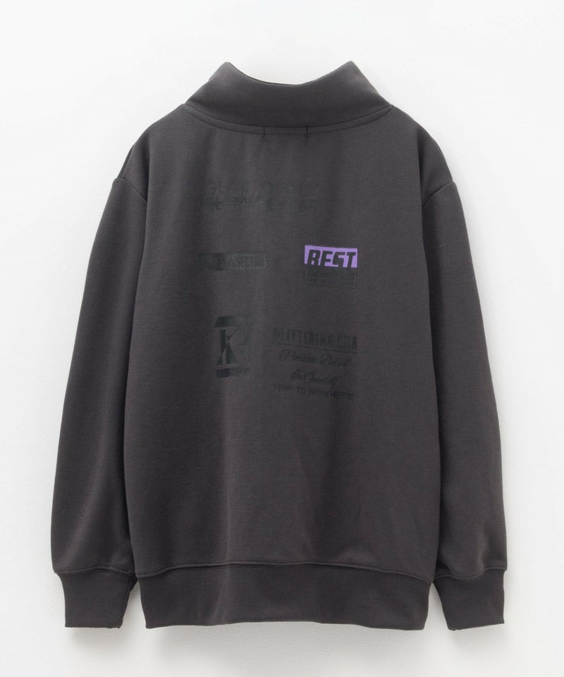 RICH MIX ポンチ素材 ハーフジップトレーナー キッズ商品画像-4