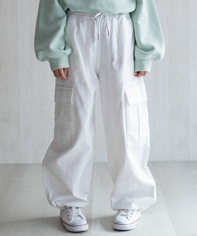 NAVY デニムカーゴパンツ キッズ商品画像-3