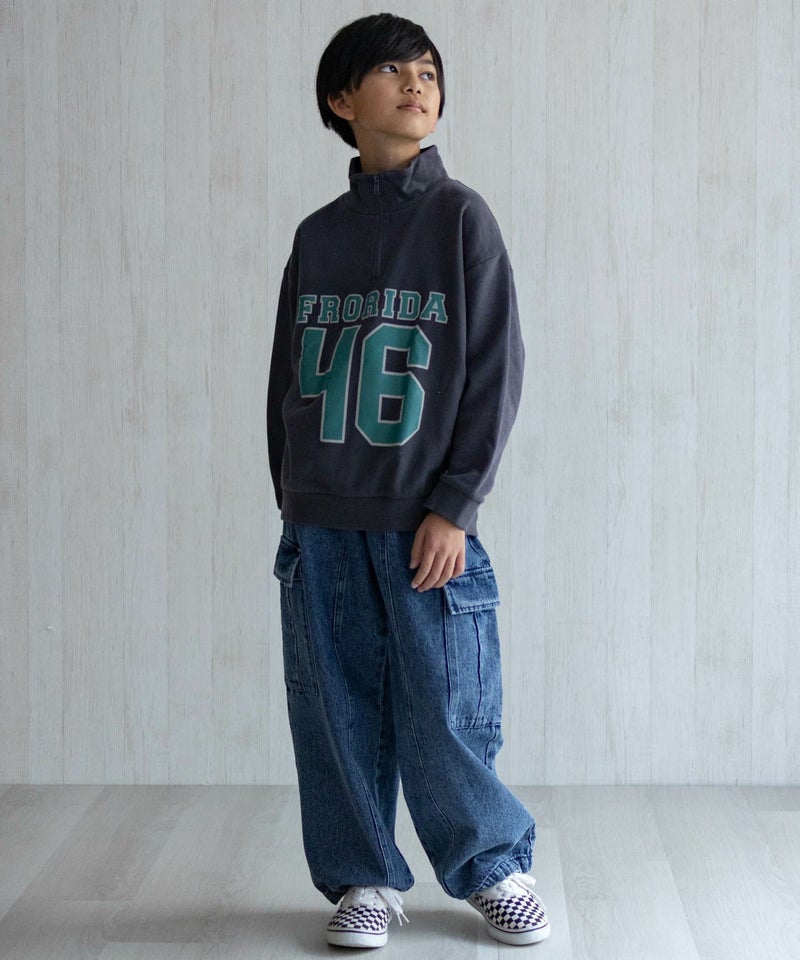 NAVY デニムカーゴパンツ キッズ商品画像-12