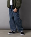 NAVY  デニムカーゴパンツ キッズ商品サムネイル-13