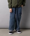 NAVY  デニムカーゴパンツ キッズ商品サムネイル-14