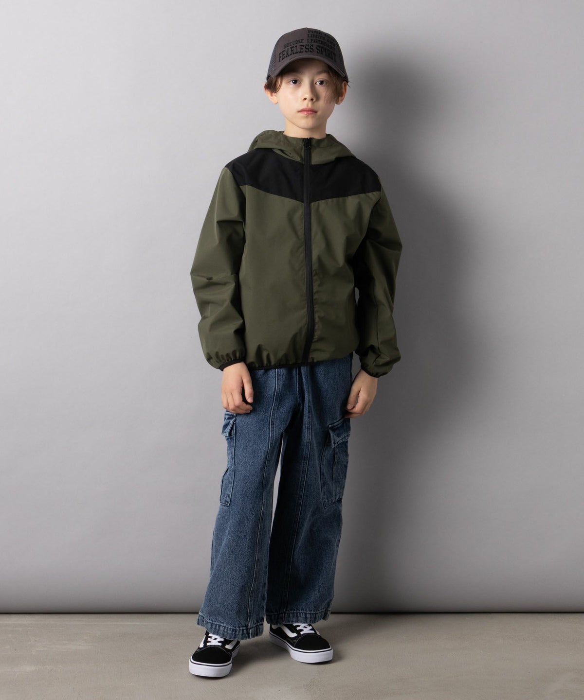 NAVY デニムカーゴパンツ キッズ