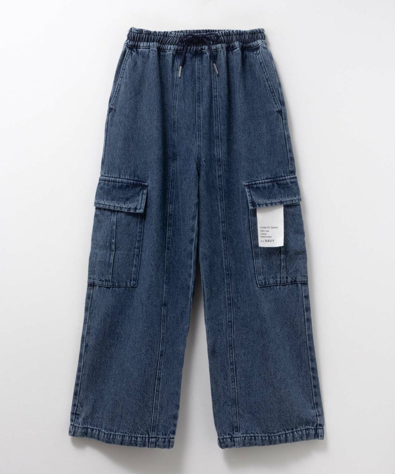 NAVY デニムカーゴパンツ キッズ商品画像-16