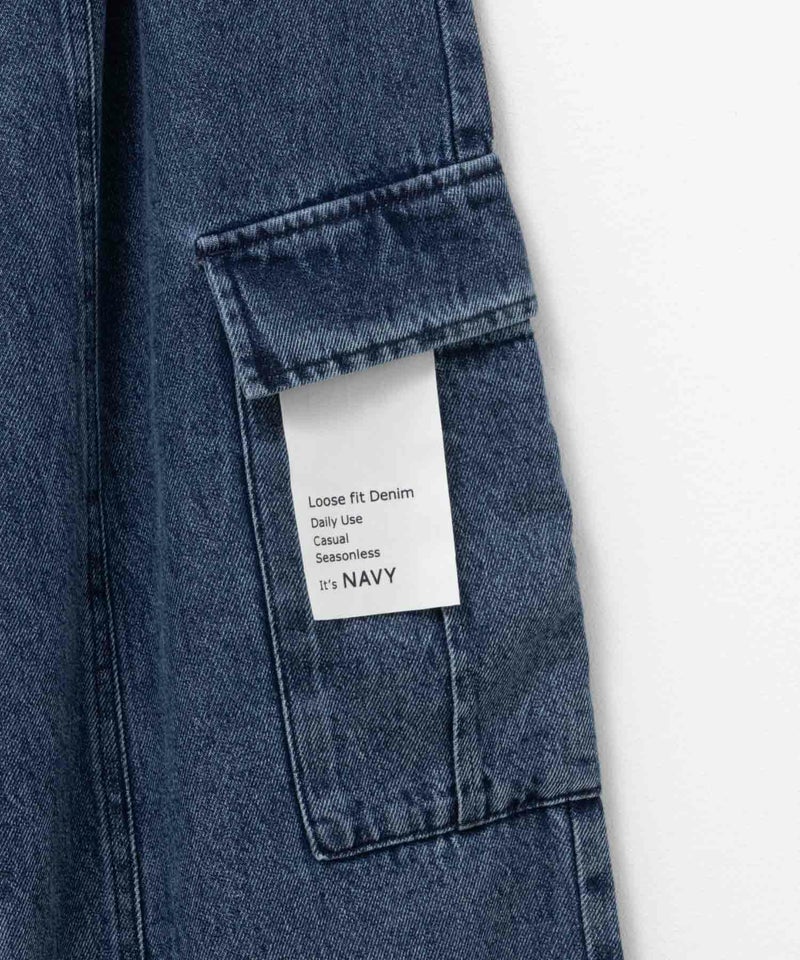 NAVY デニムカーゴパンツ キッズ商品画像-27