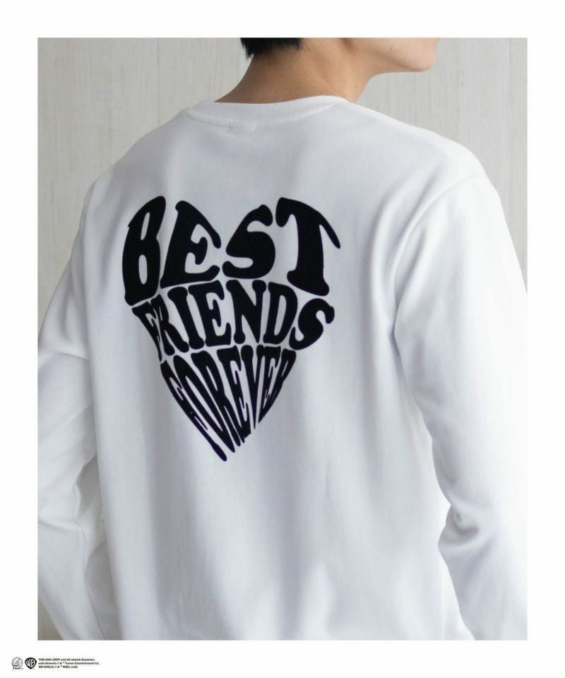 Tom and Jerry ポンチ素材 バックロゴフロッキートレーナー メンズ商品画像-30