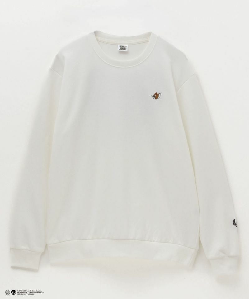 Tom and Jerry ポンチ素材 バックロゴフロッキートレーナー メンズ商品画像-39