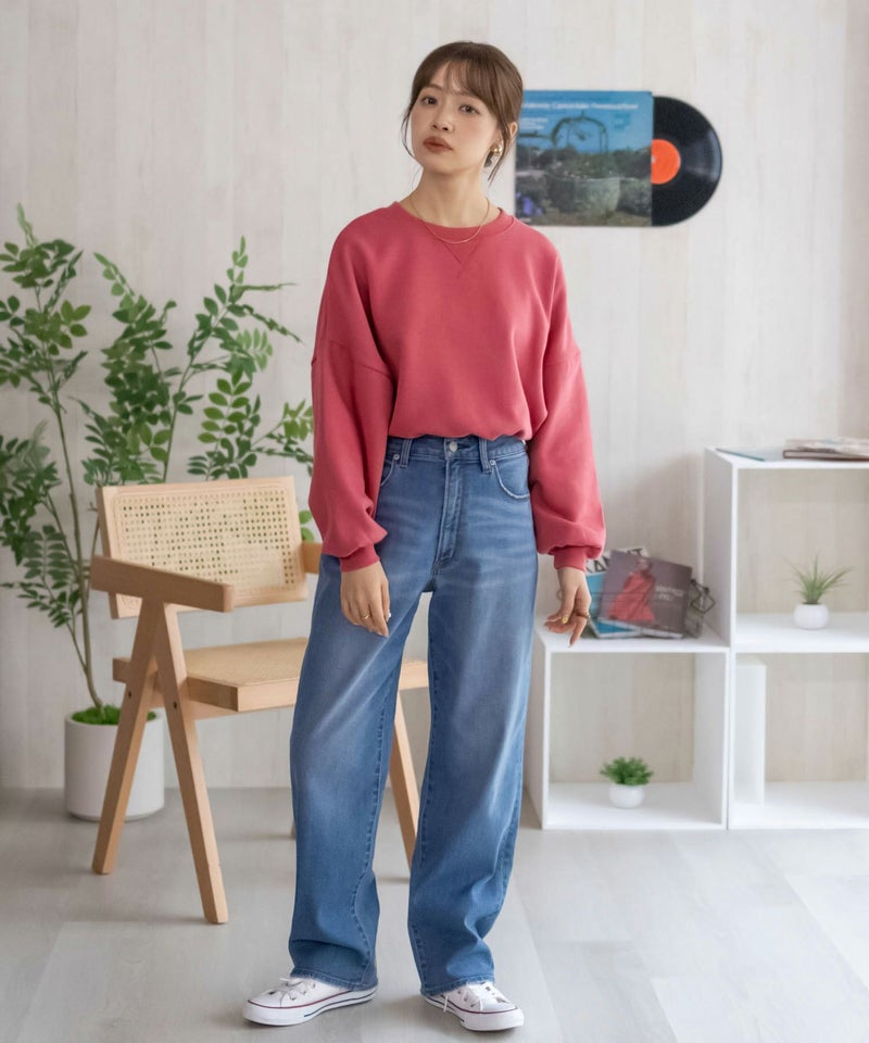 nAvy ガゼットトレーナー レディース商品画像-27