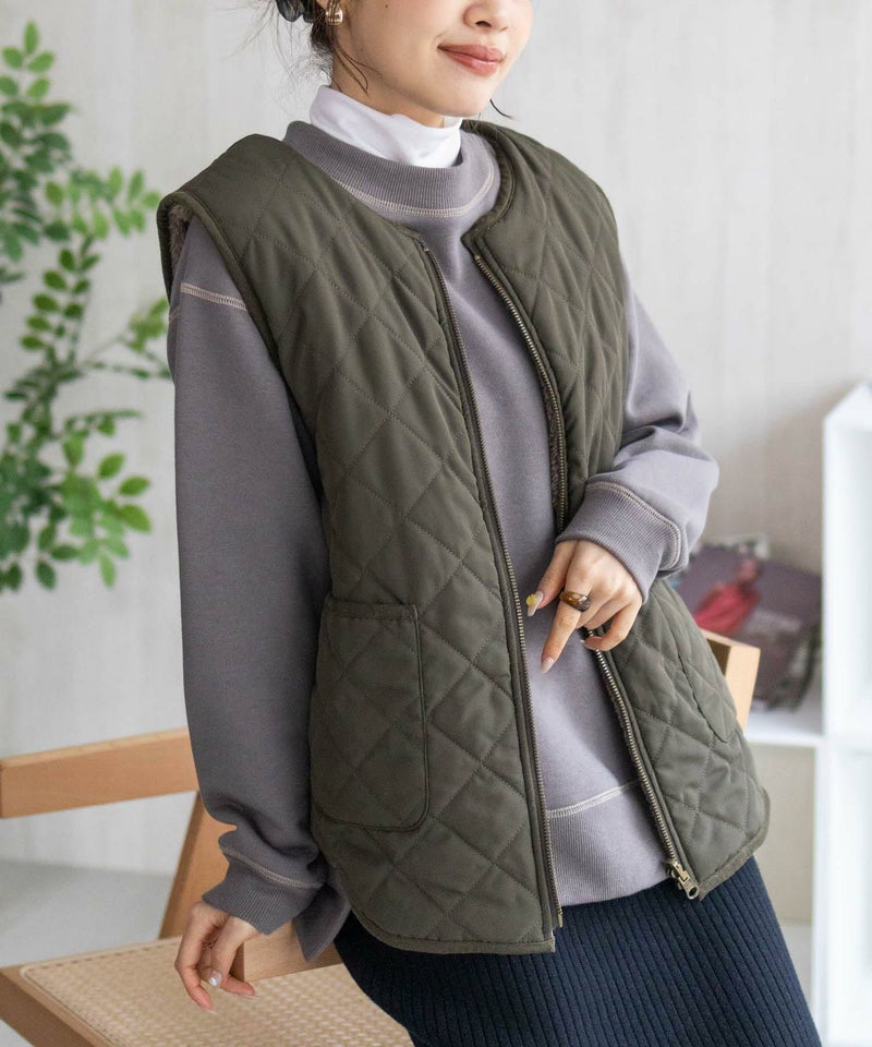 nAvy  配色ステッチトレーナー レディース商品画像-6