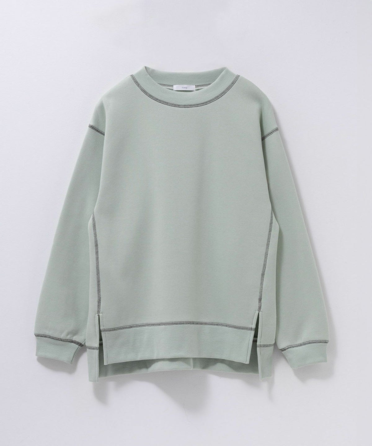 nAvy 配色ステッチトレーナー レディース