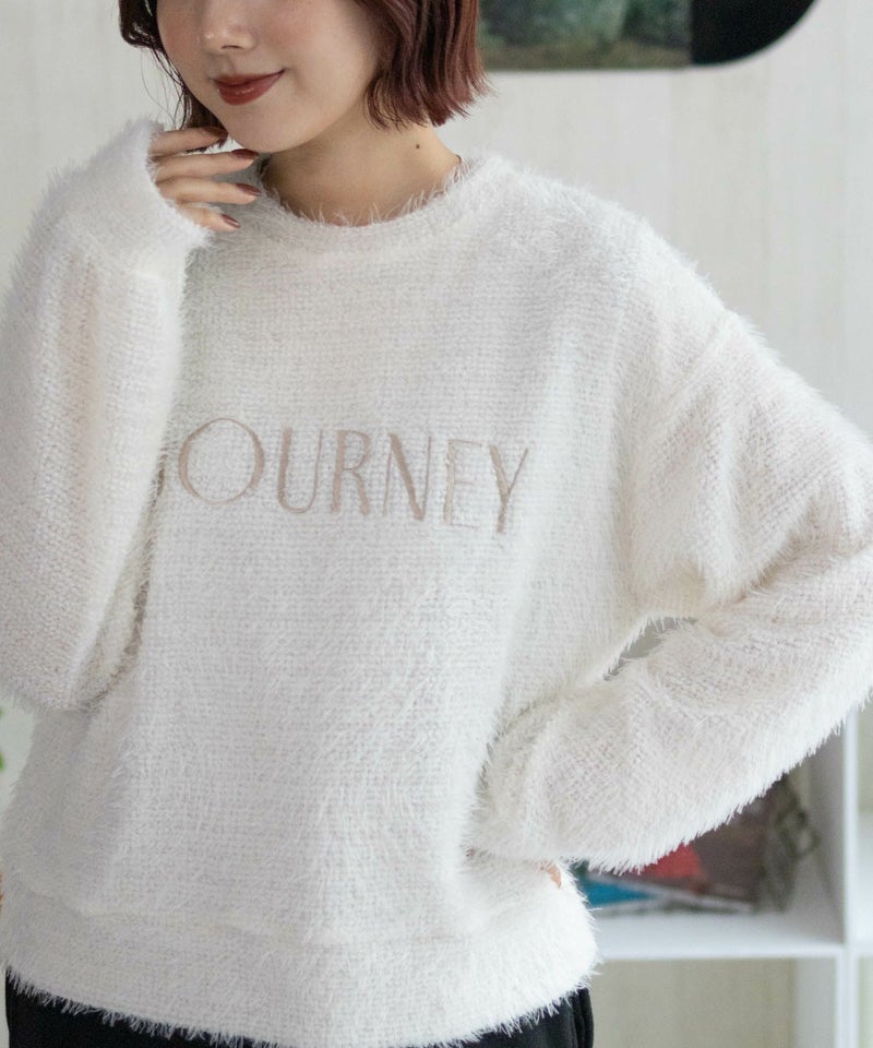 [期間限定価格]Howdy Marie  シャギーロゴプルオーバー レディース商品画像-1