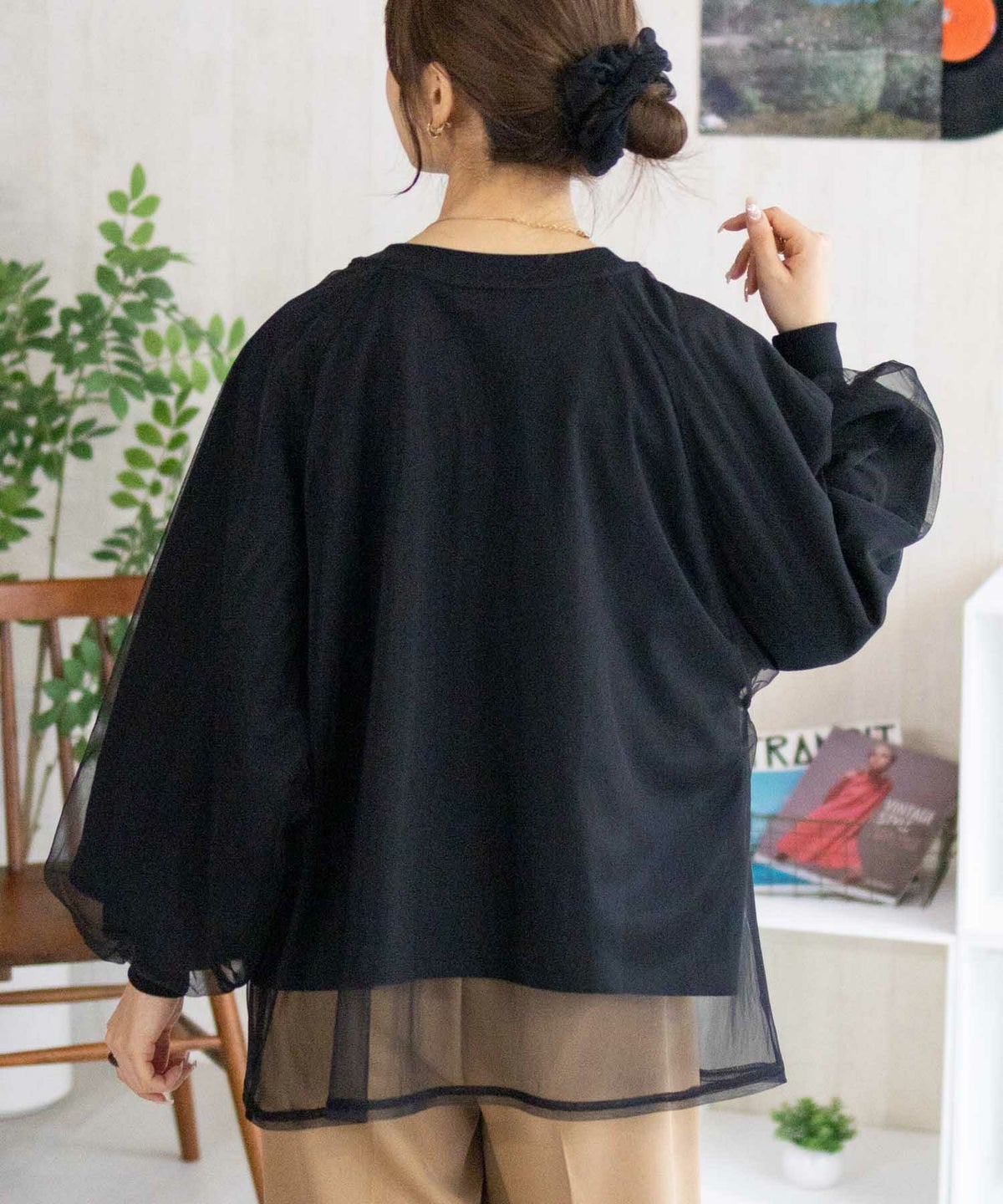 nAvy シアーラグランプルオーバー レディース